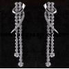 earrings with two rows of wrapped brilliant cut diamonds set in grooves or mirror settings (assorted with CG0240/015/005 & AG0188/4/015/05 or XG0012)